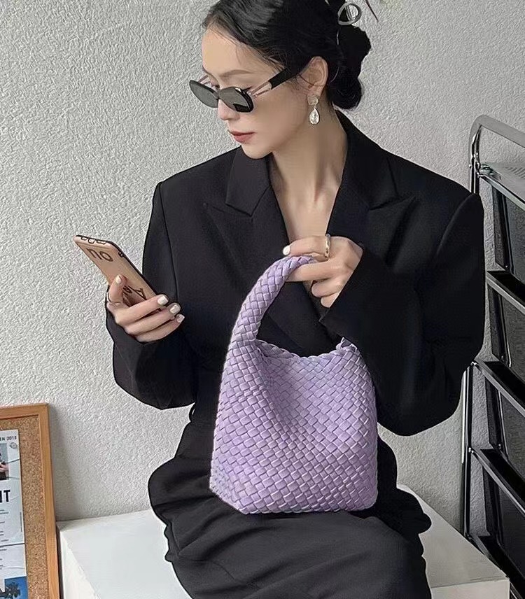 Luxury Bags Price - 女性用編みこみトートバッグ,クラッチバッグ,ラグジュアリー,デザイナー,pu,ビーチ,小,低価格,夏,2022