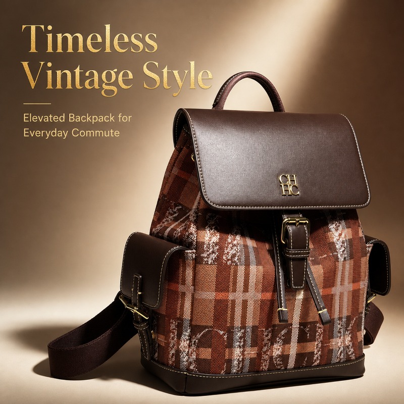 Luxury Bags Women - CHHC ファッションカラーブロックバックパックデート多用途プレッピースタイルバッグ学生学校ライト高級女性アウトドア