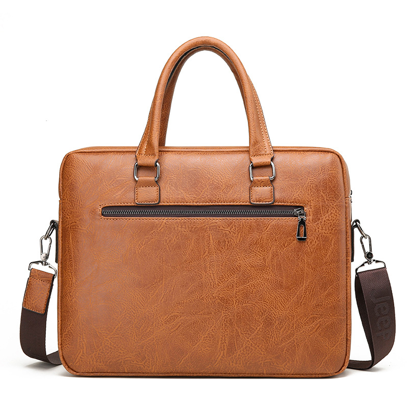 男性用PUレザービジネスブリーフケース,ショルダーバッグ,ラ - Luxury Bags Shopping のレビューと価格