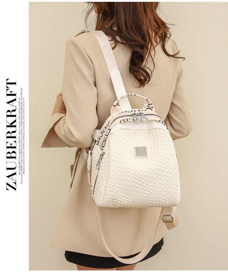 高級織り女性のバックパック大容量学生ブックバッグ香港ブランド - Luxury Bags Hong Kong のレビューと価格