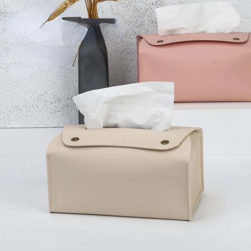 無地 家庭用 PUレザー 取り外し可能 ティッシュボックス  - Luxury Bags Price のレビューと価格