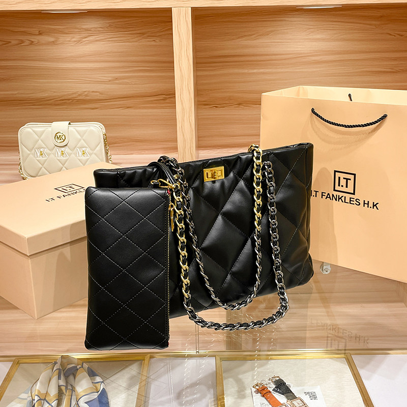 2026年ニューホンコンキルティングトートバッグ、本革チェー - Luxury Bags Hong Kong のレビューと価格
