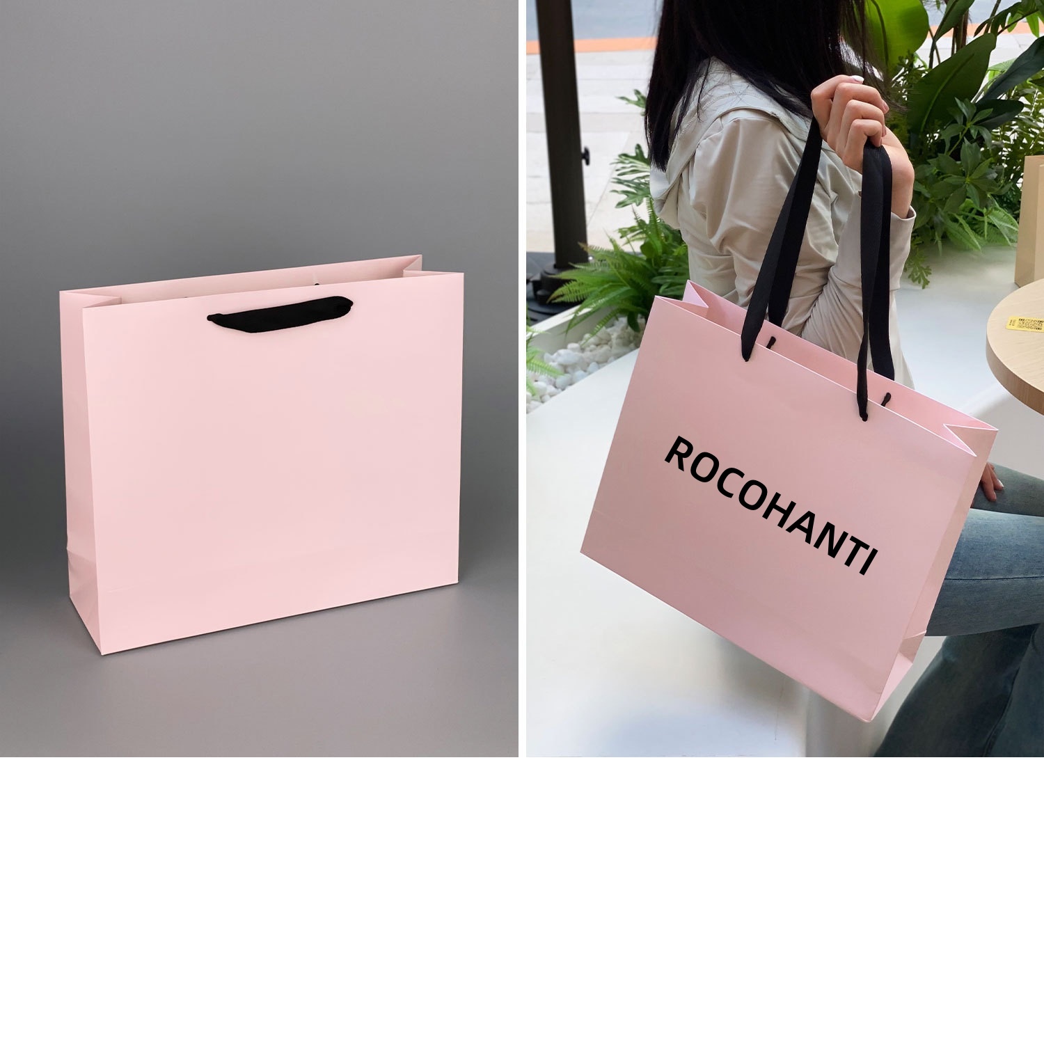 50個入り卸売価格高級ロゴ入りカスタムショッピングペーパーバ - Luxury Bags Price のレビューと価格