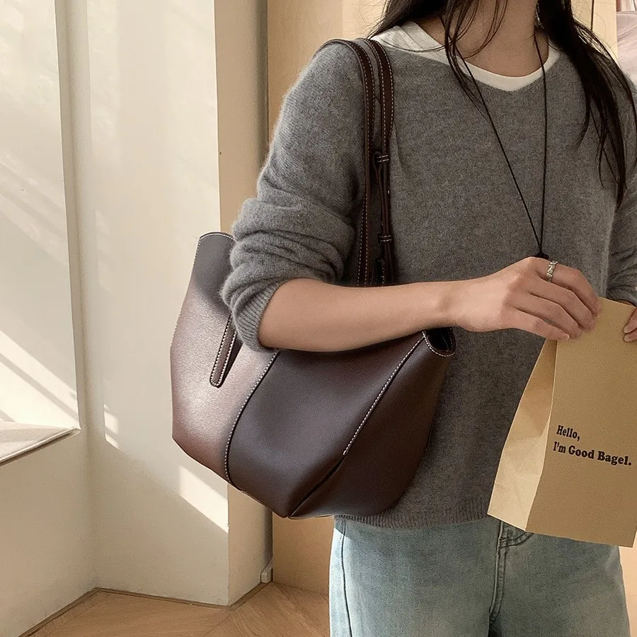 ヴィンテージ女性用ハンドバッグ 大容量ポータブルショッピング - Luxury Bags Shopping のレビューと価格