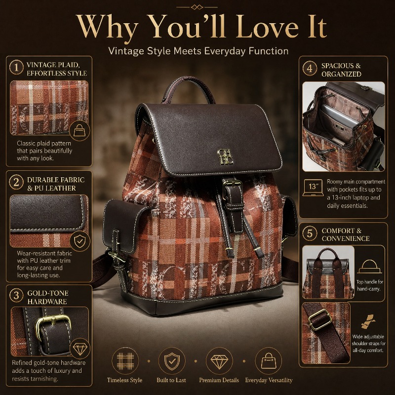 CHHC ファッションカラーブロックバックパックデート多用途 - Luxury Bags Women のレビューと価格